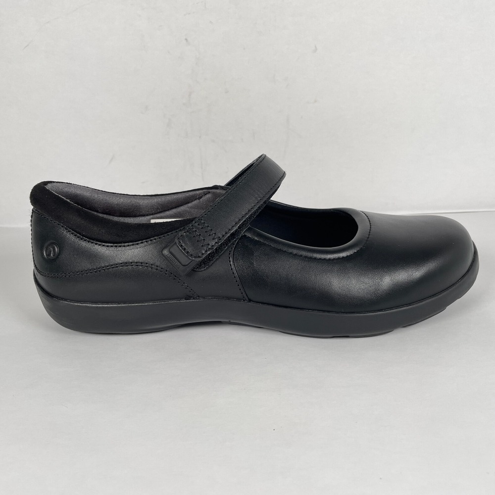 Anodyne No. 33 Mary Jane Shoes Womens Size 9.5 W Black Leather Diabetic Comfort